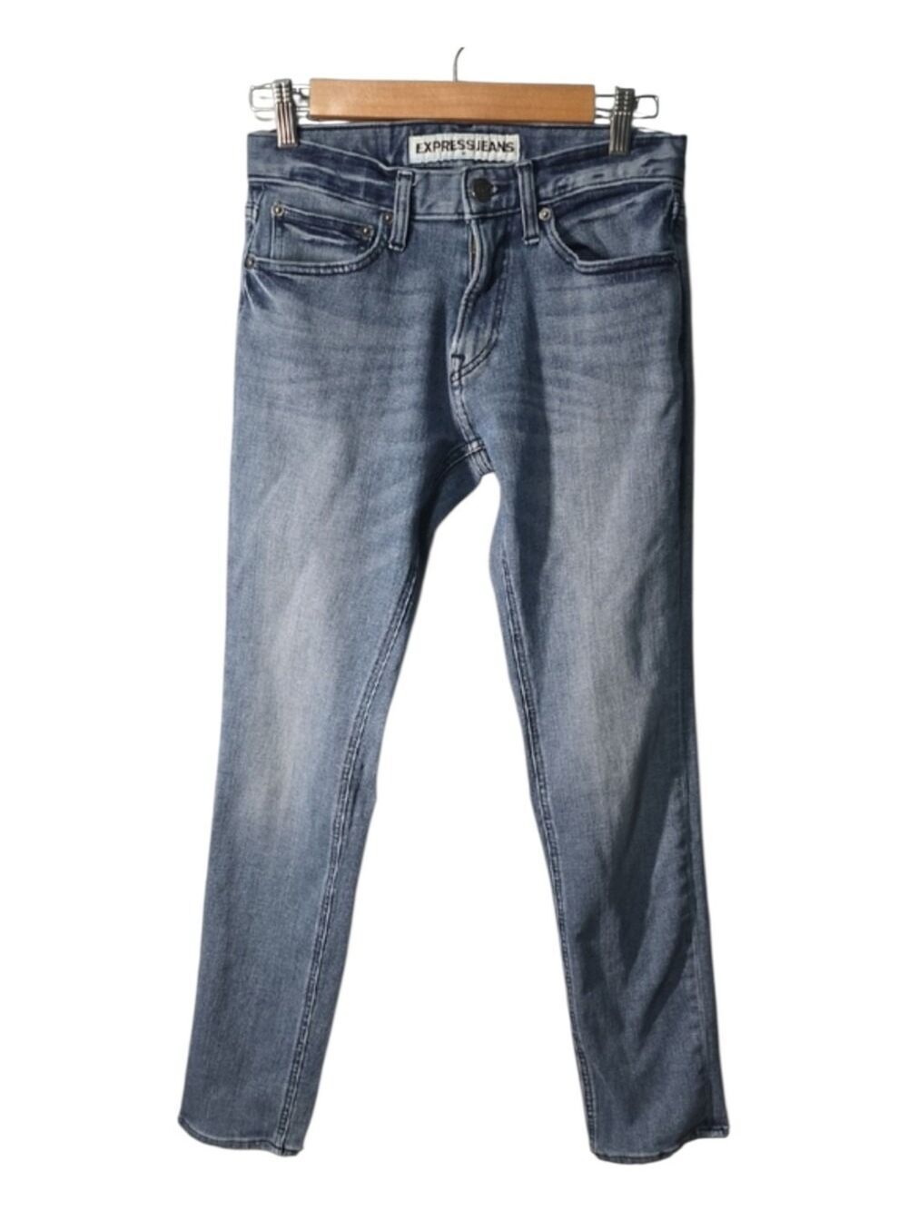 Express Jeans jeans Men's Size 28 Faded Blue Jeans Rocco Slim Fit Skinny Leg